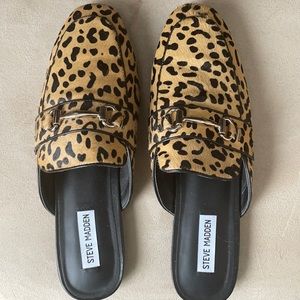 Steve Madden Leopard Mules